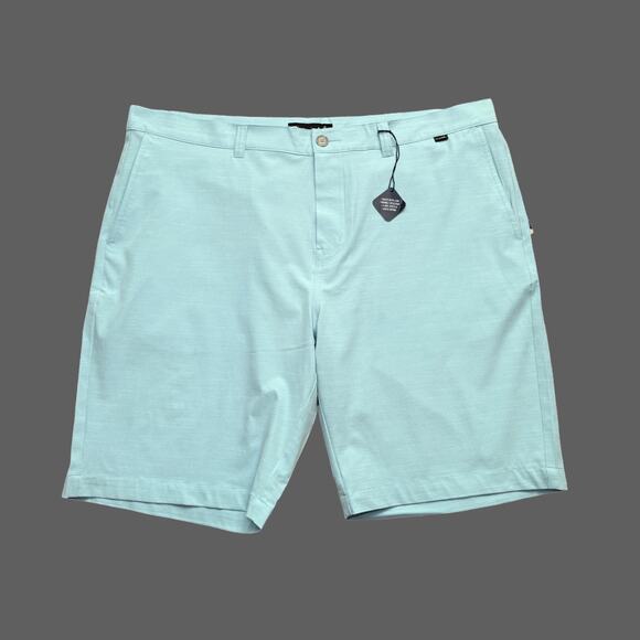 Travis Mathew SwitchBacks Short Blue Petit Four Size 42 NWT 1MW200 - Picture 2 of 9